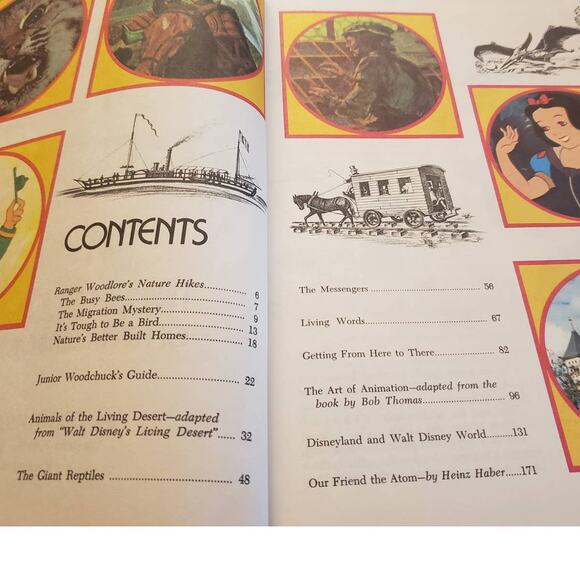 Vintage 1977 Walt Disney Adventures In Fact Book Parade of Fun, Fantasy, Fiction - Picture 2 of 12
